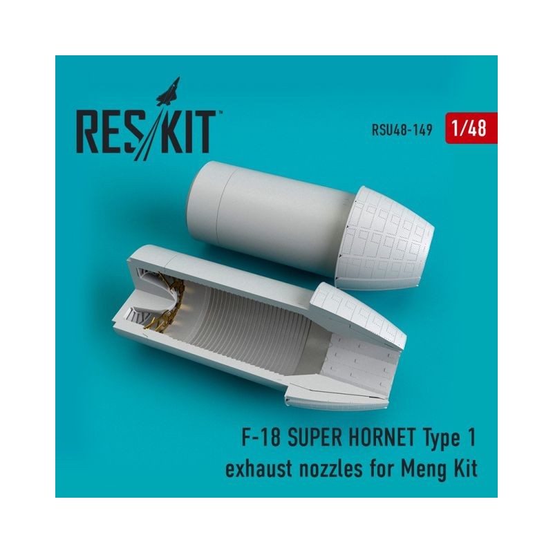 Buses d'échappement Boeing F/A-18E Super Hornet SUPER HORNET Type 1 (conçues pour être utilisées avec les kits Meng Models)