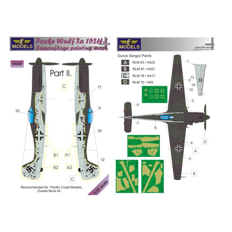 Accessoire Focke-Wulf Ta-152H-1 Partie II