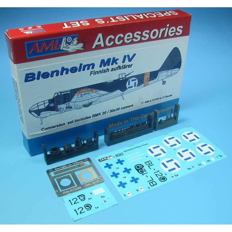 La reconnaissance Bristol Blenheim Mk.IV dans l'armée de l'air finlandaise (conçue pour être utilisée avec les kits Airfix) comp