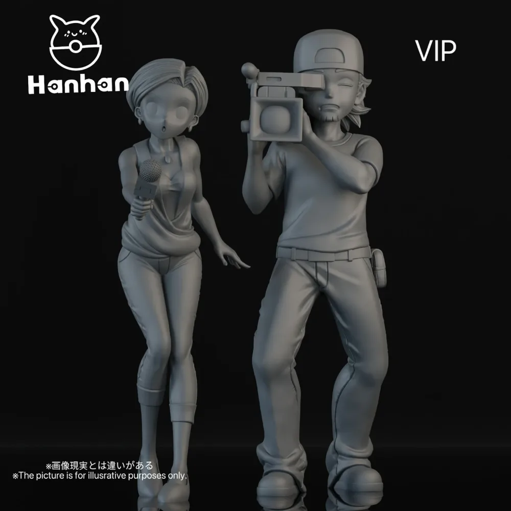 [PREORDER] 1/20 Scale World Figure [HANHAN] – Reporter & Cameraman