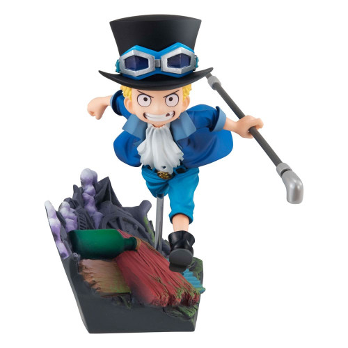 One Piece G.E.M. Series statue Sabo Run! Run! Run! 13 cm - MegaHouse