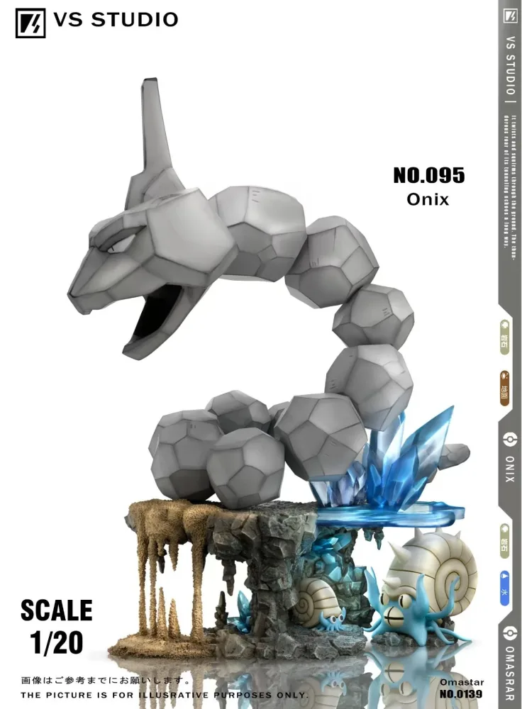 [PREORDER] 1/20 Scale World Figure [VS] – Onix & Omanyte & Omastar