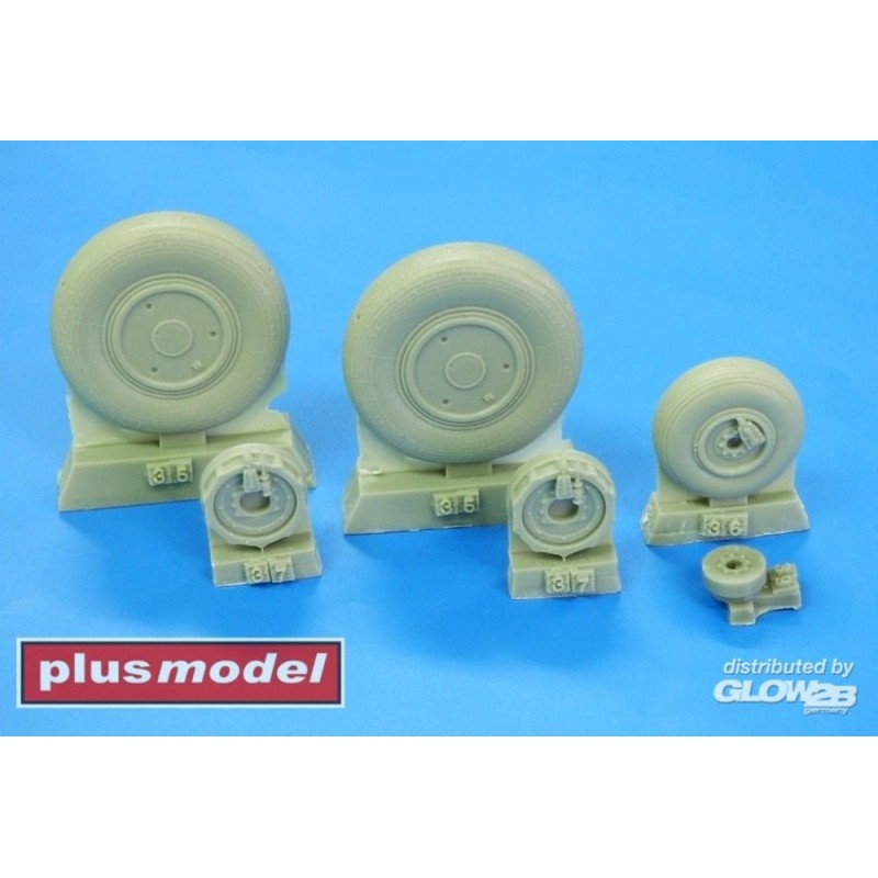 Accessoire Roues de Mig-21 de la 101. Gebirgsdivision