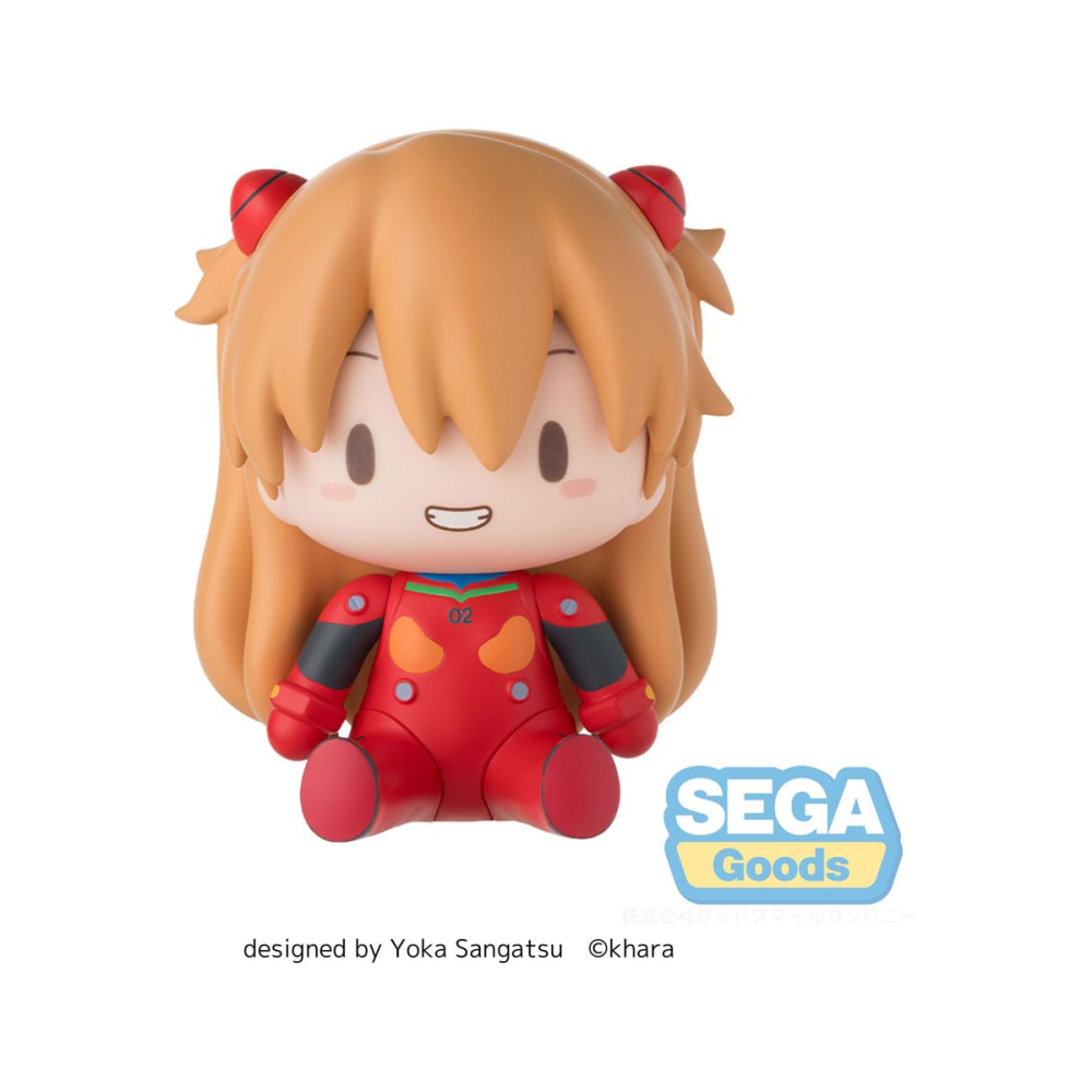 Evangelion: New Theatrical Edition figurine Fuwa Petit Chibi Asuka Plug Suit 8 cm