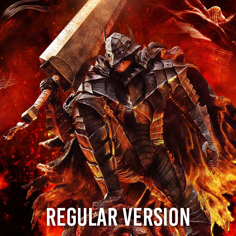 Statue – BERSERK Guts Berserker Armor / Grunbeld VS Guts Regular Version Prime 1 Studio