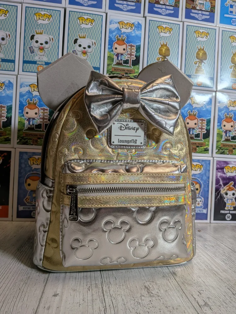 Sac à dos – Loungefly Disney – Minnie Mouse Mettalic Quilted Mini 🎀