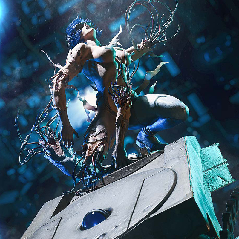 GHOST IN THE SHELL Motoko Kusanagi VS Arachnida Ultimate Premium Masterline Prime 1 Studio – Statue