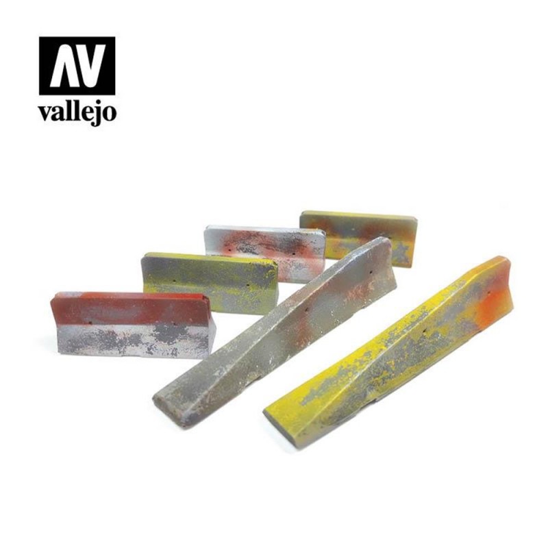 Ajouter des pièces : 1/35 ; Barrières urbaines en béton
