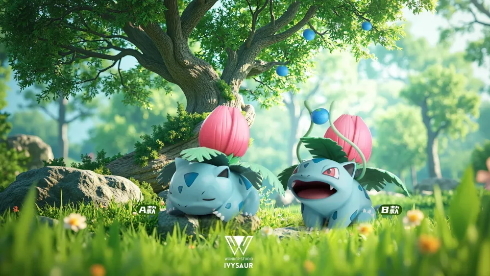 [IN STOCK] 1/20 Scale World Figure [WONDER] – Ivysaur