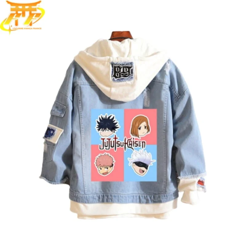 Veste en jean équipe Gojo - Jujutsu Kaisen™