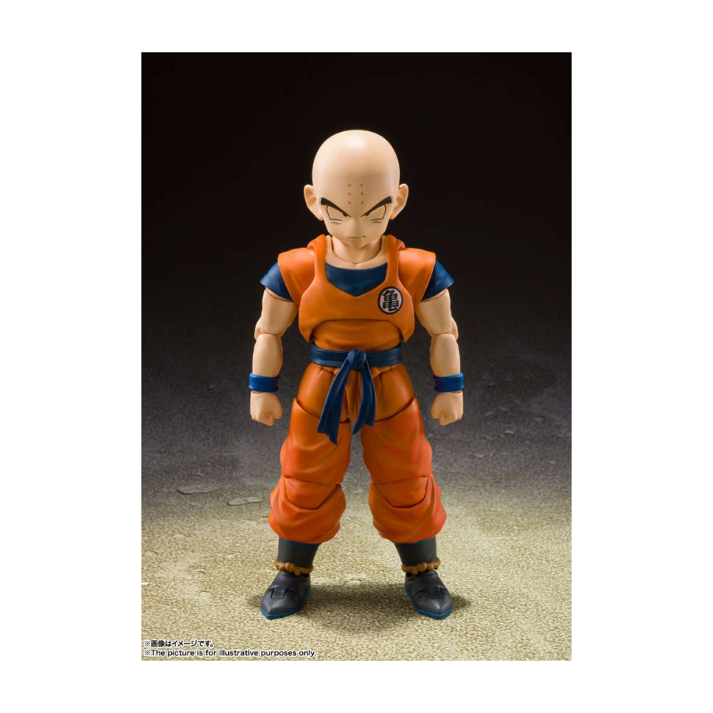 Figurine Dragon Ball Z Krillin Earth Strong Man SH Figuarts 13cm