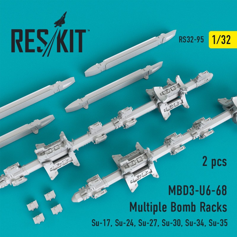 Accessoire MBD3-U6-68 Râteliers à bombes multiples (2 pièces)