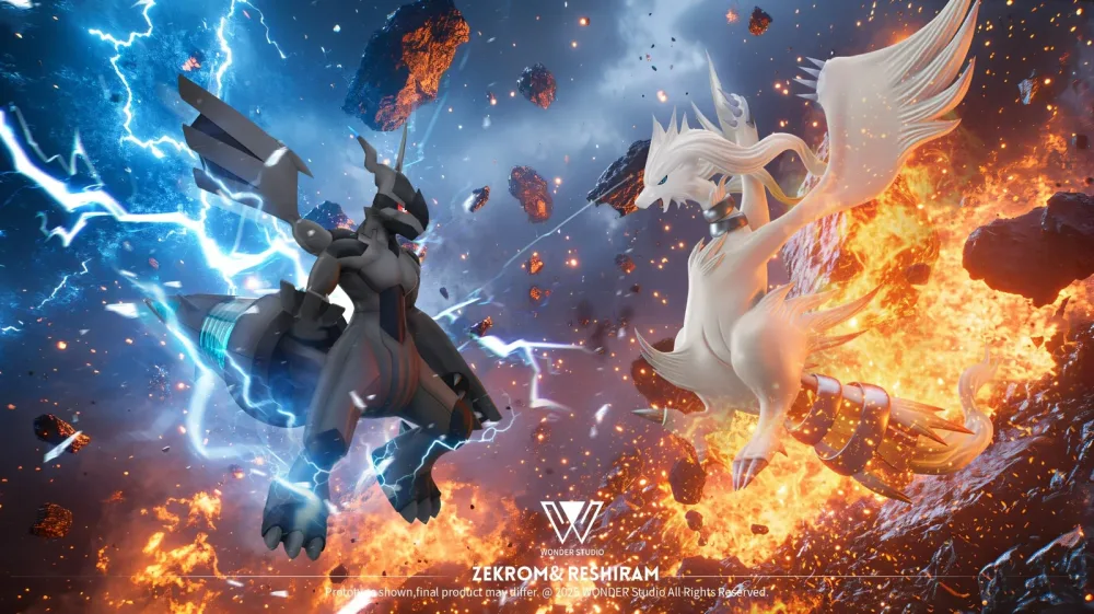 [PREORDER] 1/20 Scale World Figure [WONDER] – Zekrom & Reshiram