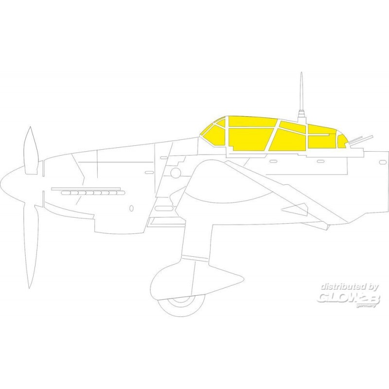 Accessoire Ju 87G-1/2 pour MODÈLE BORDURE