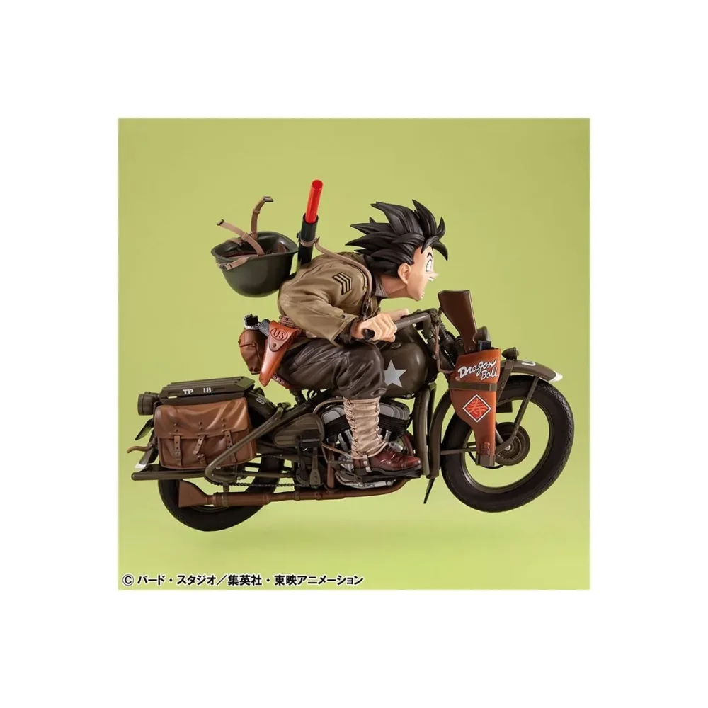 Dragon Ball Z - Figurine Son Goku & Bike - Desktop Real McCoy