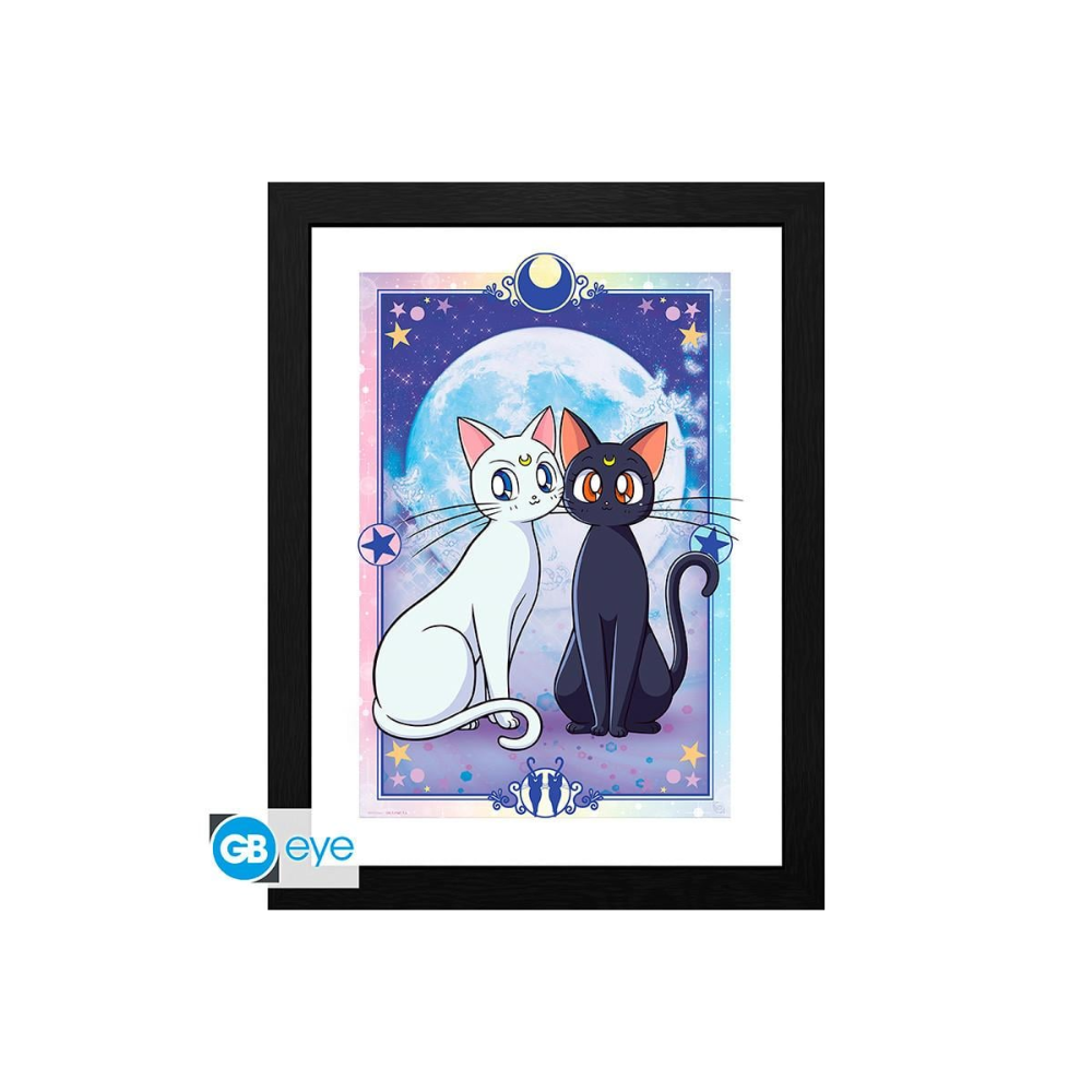 SAILOR MOON - Collector Print 30X40 - Luna & Artemis