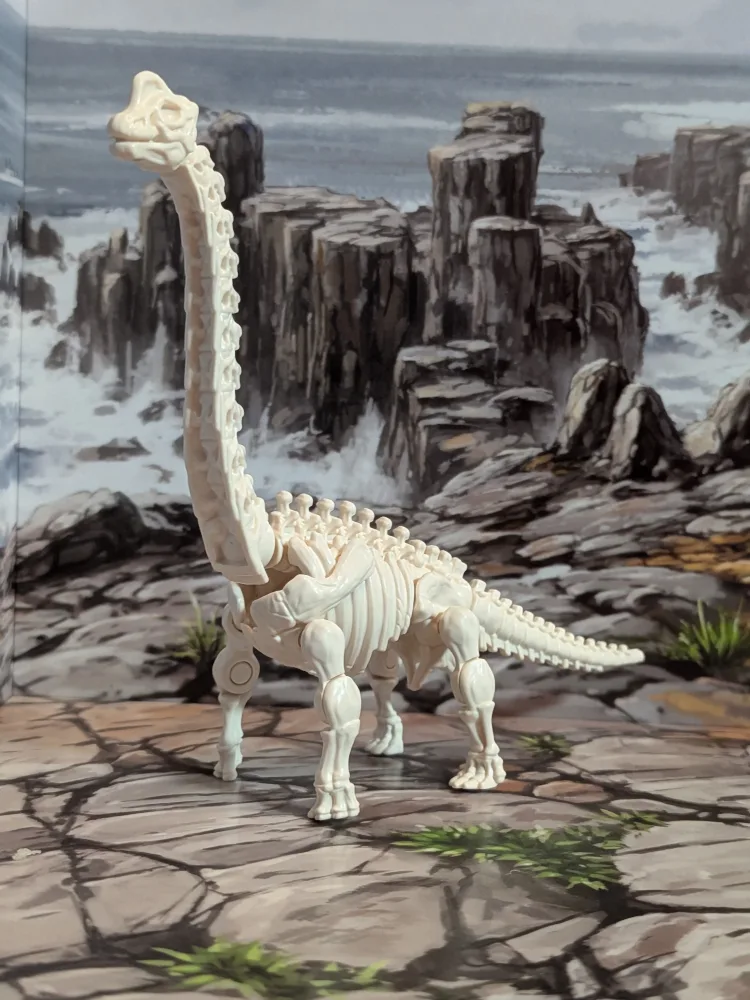 Blokees – Jurassic World Terraventure Ts02 · Brachiosaurus Skeleton (~9cm)