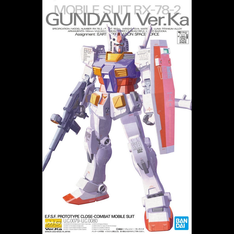Gunpla – GUNDAM Master Grade RX-78-2 Ver. Ka Bandai