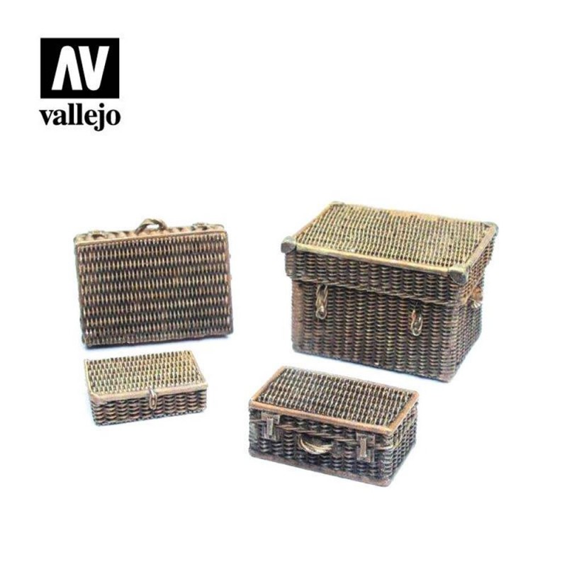 Ajouter des pièces : 1/35 ; Valises en osier