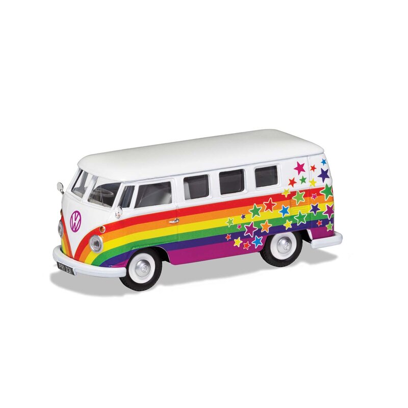 Volkswagen Campervan - Paix, amour et souhaits