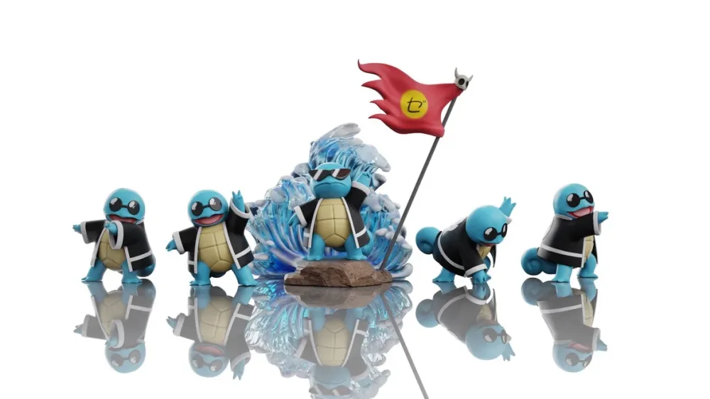 [PREORDER] 1/20 Scale World Figure [OM] – Squirtle Team