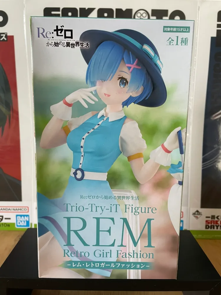 Re:Zero – Rem Trio-Try-iT Retro Girl Fashion 20cm FuRyu – Figurine