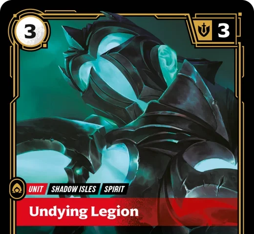 Riftbound - Carte Légion immortelle Déchaînement FOIL FR