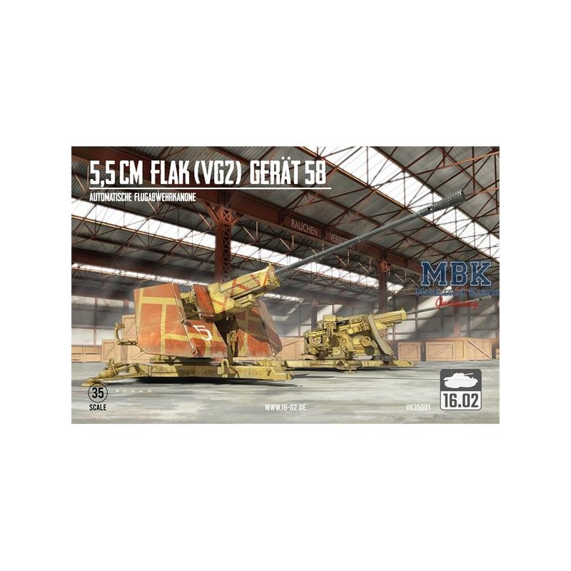 5,5cm Flak (VG2) Gerät 58 Autom. Flugabwehrkanone