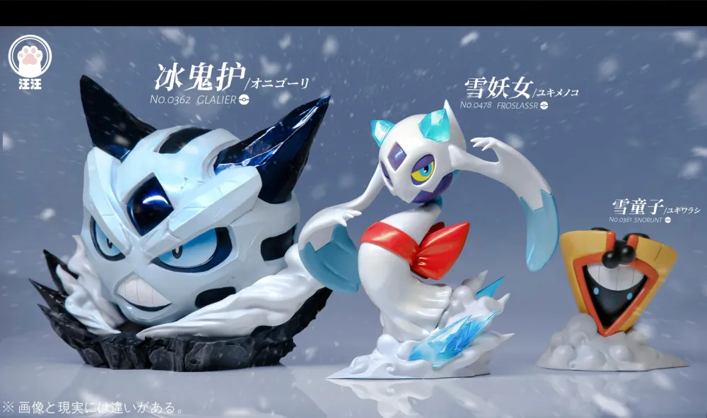 [IN STOCK] 1/20 Scale World Figure [WW] – Snorunt & Glalie & Froslass