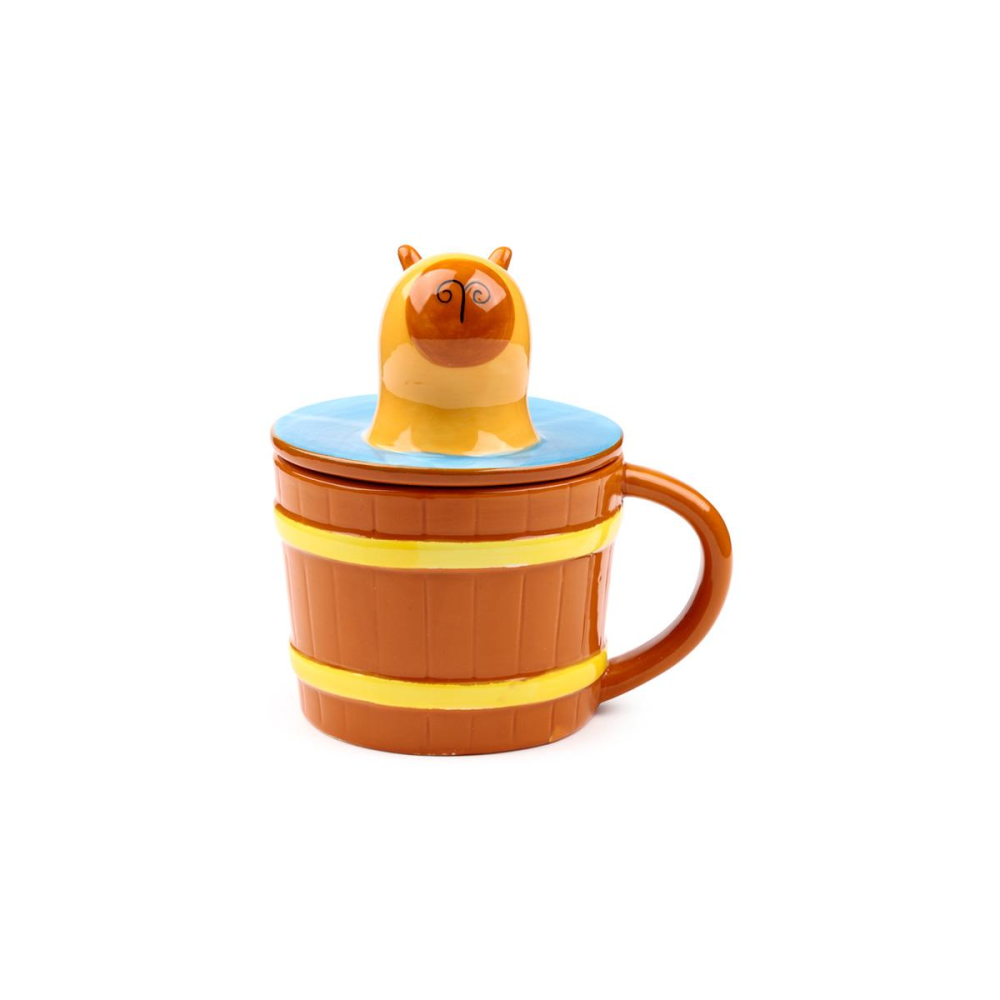 KAWAII - Duke le Capybara - Mug + Couvercle 3D 350ml