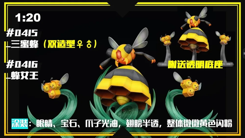 [PREORDER] 1/20 Scale World Figure [SXG] – Combee & Vespiquen
