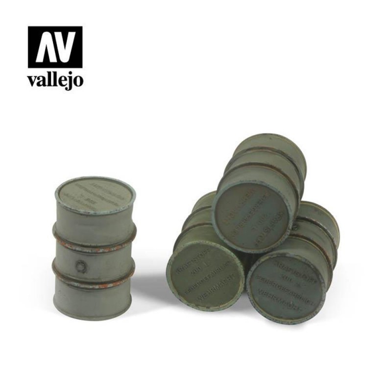 Ajouter des pièces : 1/35 ; Fûts de carburant de la Wehrmacht