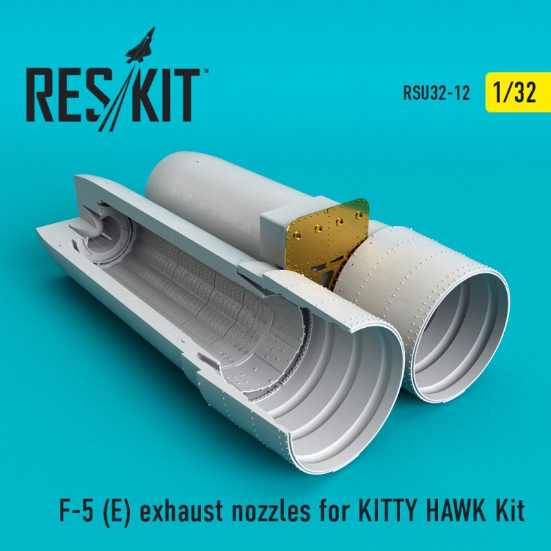 Buses d'échappement Northrop F-5E (conçues pour être utilisées avec les kits Kitty Hawk Model)