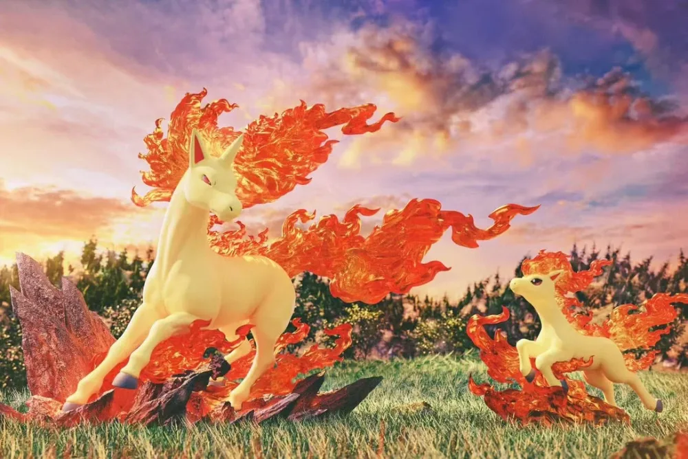 [IN STOCK] 1/20 Scale World Figure [PALLET TOWN] – Ponyta & Rapidash
