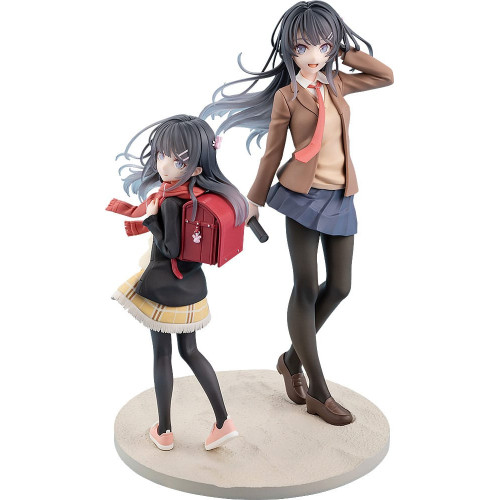 Rascal Does Not Dream of a Knapsack Kid statue Mai Sakurajima High School Graduation Ver. & Knapsack Kid 19 cm - KADOKAWA