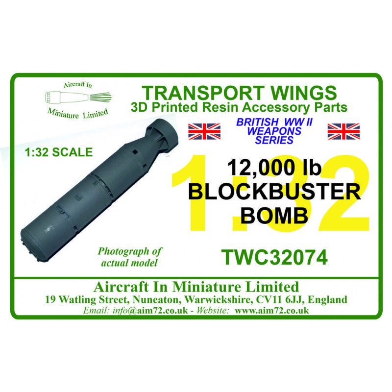 Accessoire 12,000 blockbuster bomb