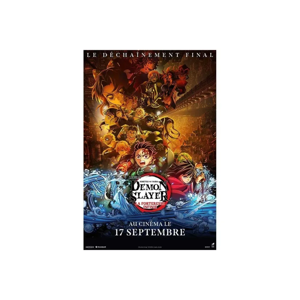 Affiche de Cinéma - Demon Slayer la Forteresse Infinie