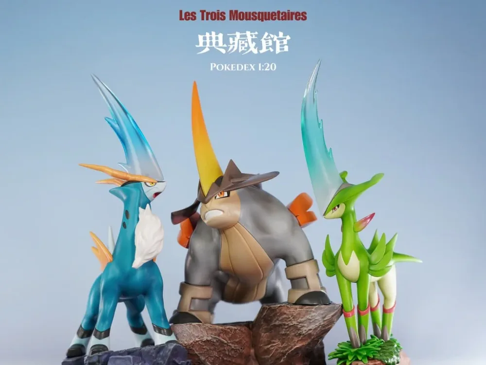 [IN STOCK] 1/20 Scale World Figure [DCG] – Cobalion & Terrakion & Virizion