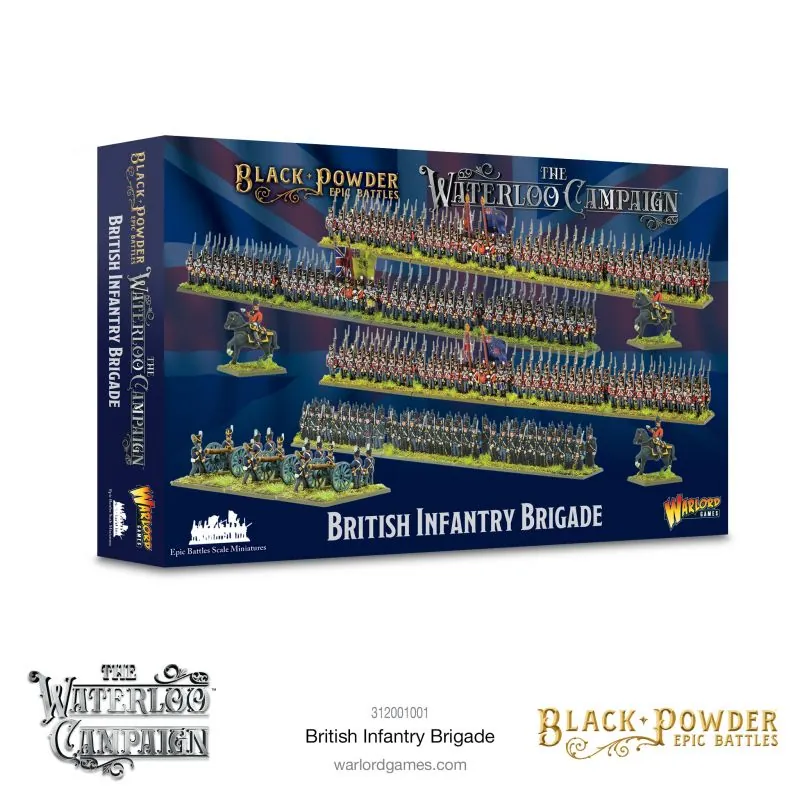 Jeu de figurine Black Powder Epic Battles: Waterloo - British Infantry Brigade