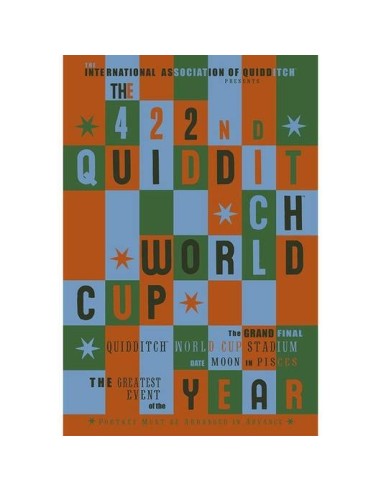 Poster – Harry Potter Quidditch World Cup