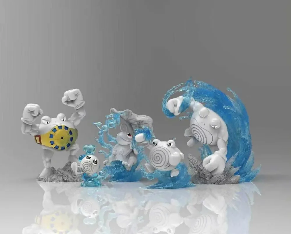 [PREORDER] 1/20 Scale World Figure [DM VIP] – Poliwag & Poliwhirl & Poliwrath & Politoed