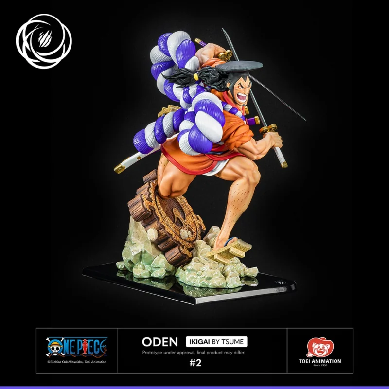 Figurine ONE PIECE - Kozuki Oden Ikigai - Statue Résine 1/6 By Tsume