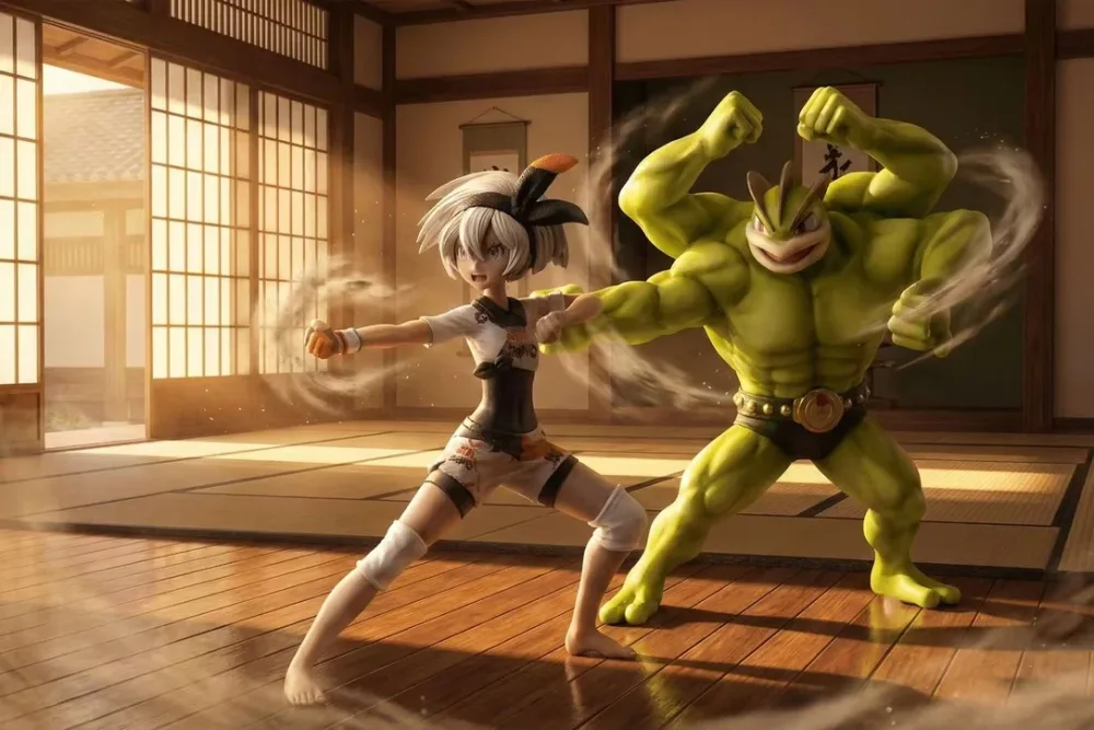 [PREORDER] 1/20 Scale World Figure [MAGA] – Bea & Machamp