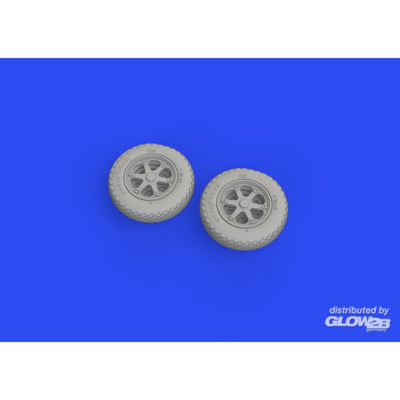 Accessoire Roues F4F en retard PRINT pour ARMA HOBBY