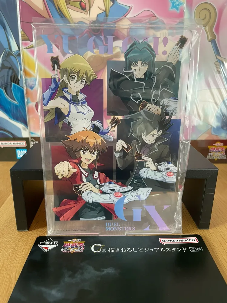 Yu-Gi-Oh! – Stand visuel Ichiban Kuji GX Vol.3 (Jun, Ryou, Asuka, Jyudai) Wake Up Your Memories (C Prize) 21 cm – Collection