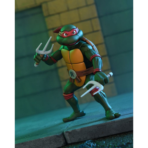 Tortues Ninja (Cartoon) figurine Ultimate Raphael VHS 18 cm - NECA
