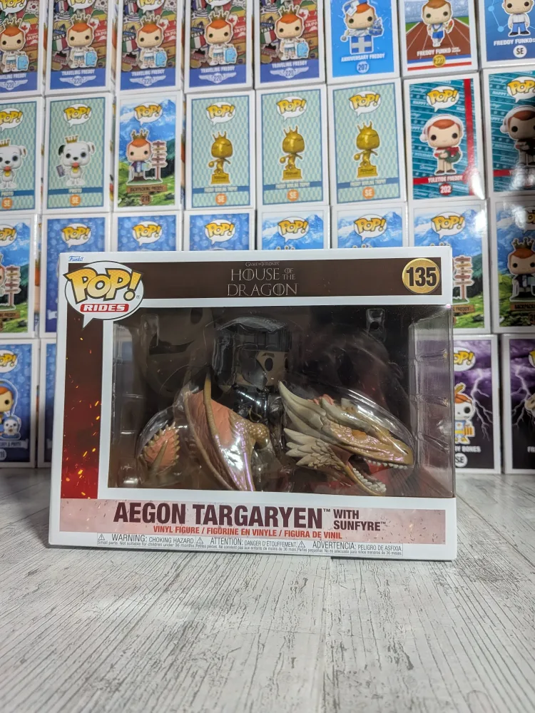 Rides Television #135 – Aegon Targaryen with Sunfyre – Funko Pop!