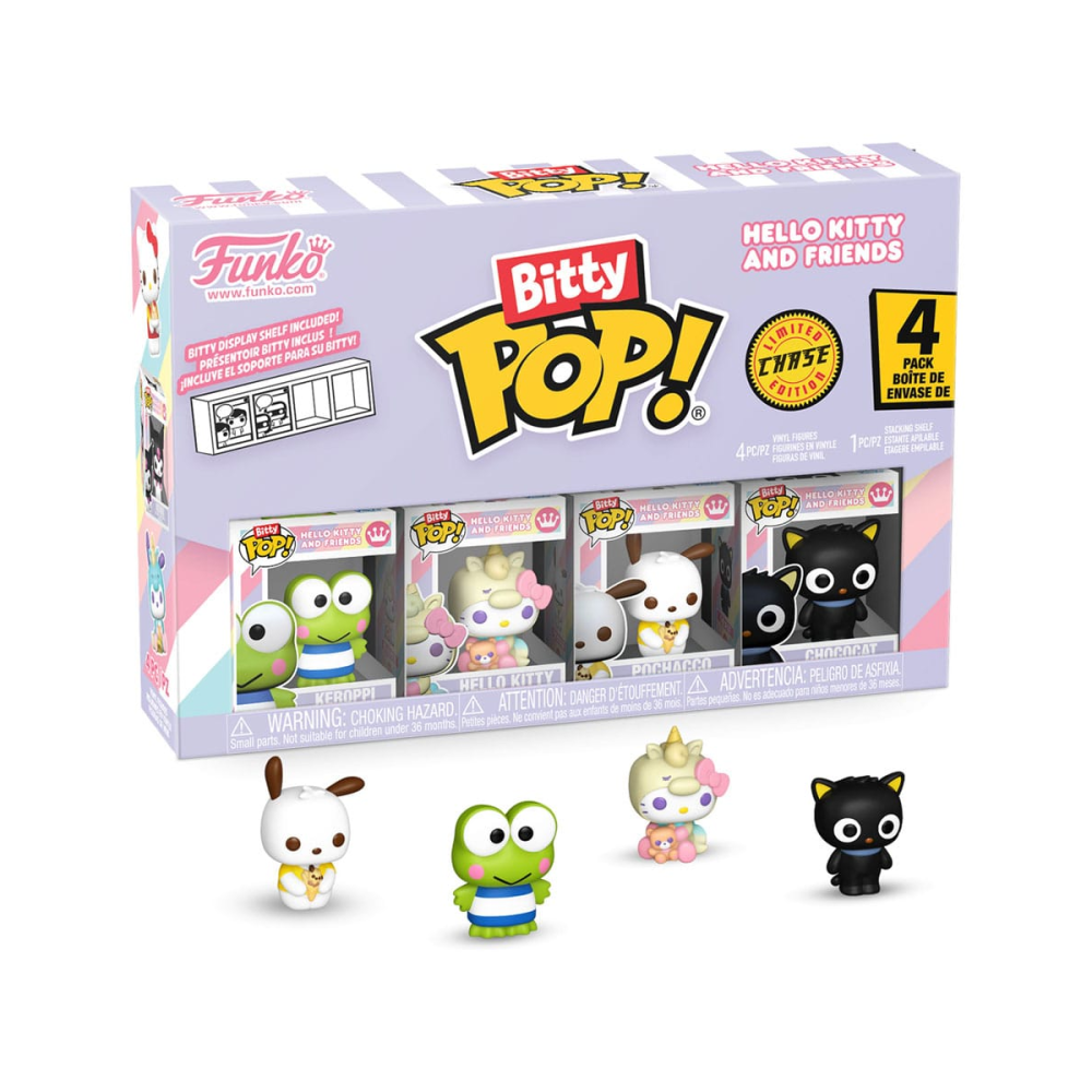 Figurine Pop Hello Kitty and Friends - pack 4 figurines Bitty POP! Vinyl Series 2 2 cm