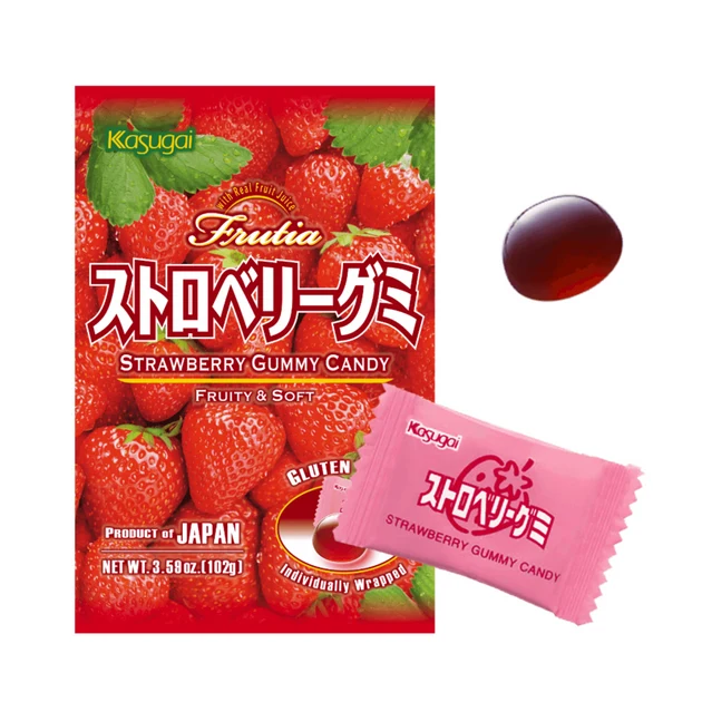 Bonbons Japonais - Gummy Fraise - Kasugai