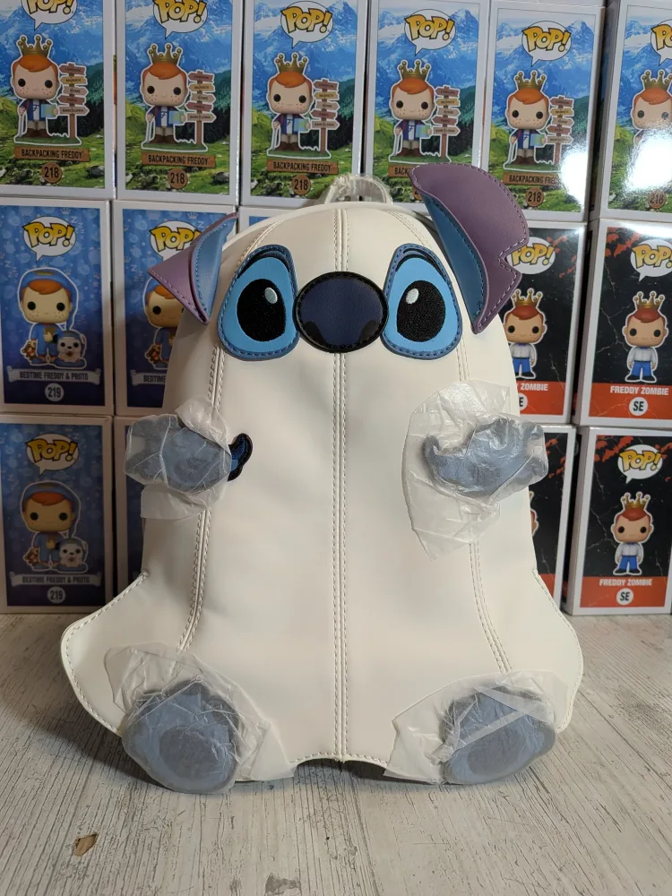 Loungefly Disney – Stitch Ghost Costume Figural Glow Mini 👻 – Sac à dos